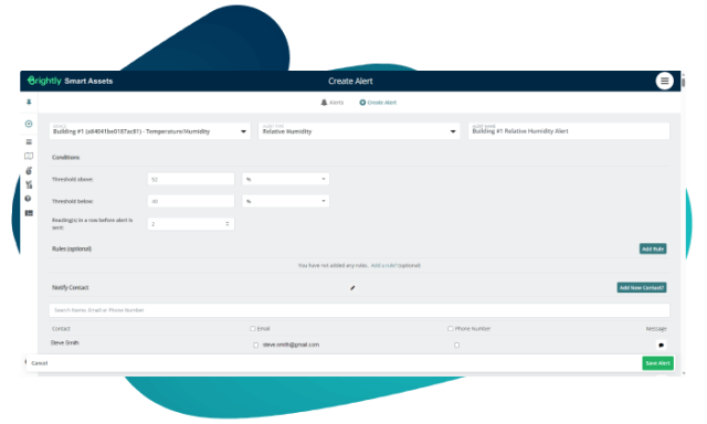 Smart Asset Create Alerts